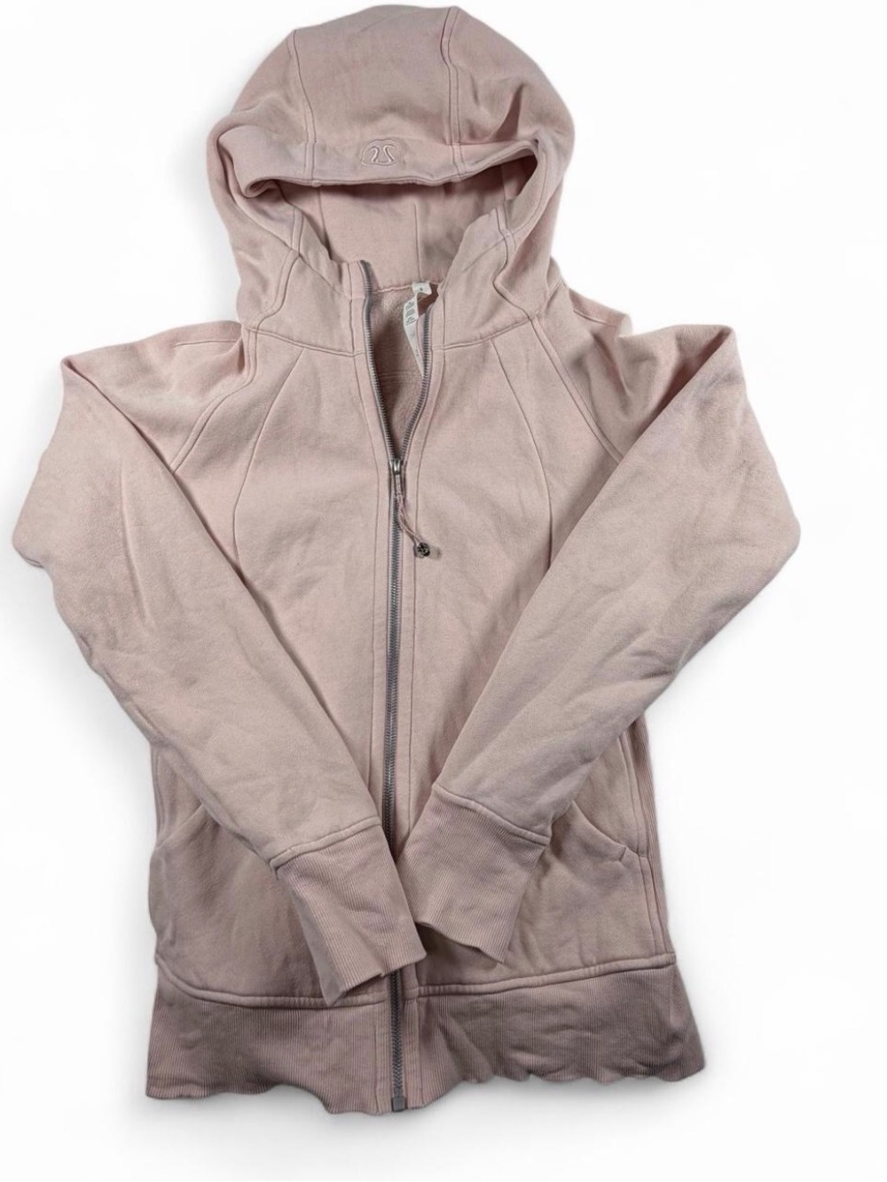 Women’s Lululemon Light Pink Full-Zip Scuba Hoodie